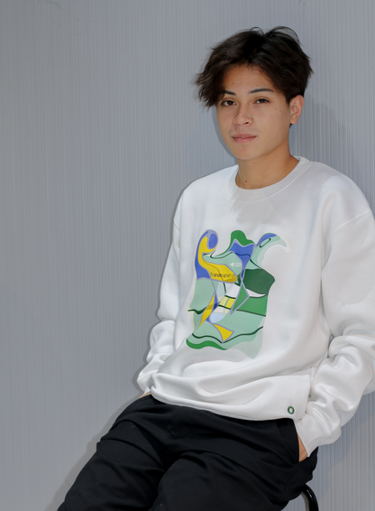 Sweat Shirts 【Transmigration】 White