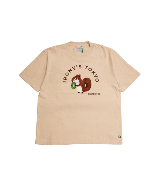 BIG T-shirts 【CHIPMUNK2】 Cream