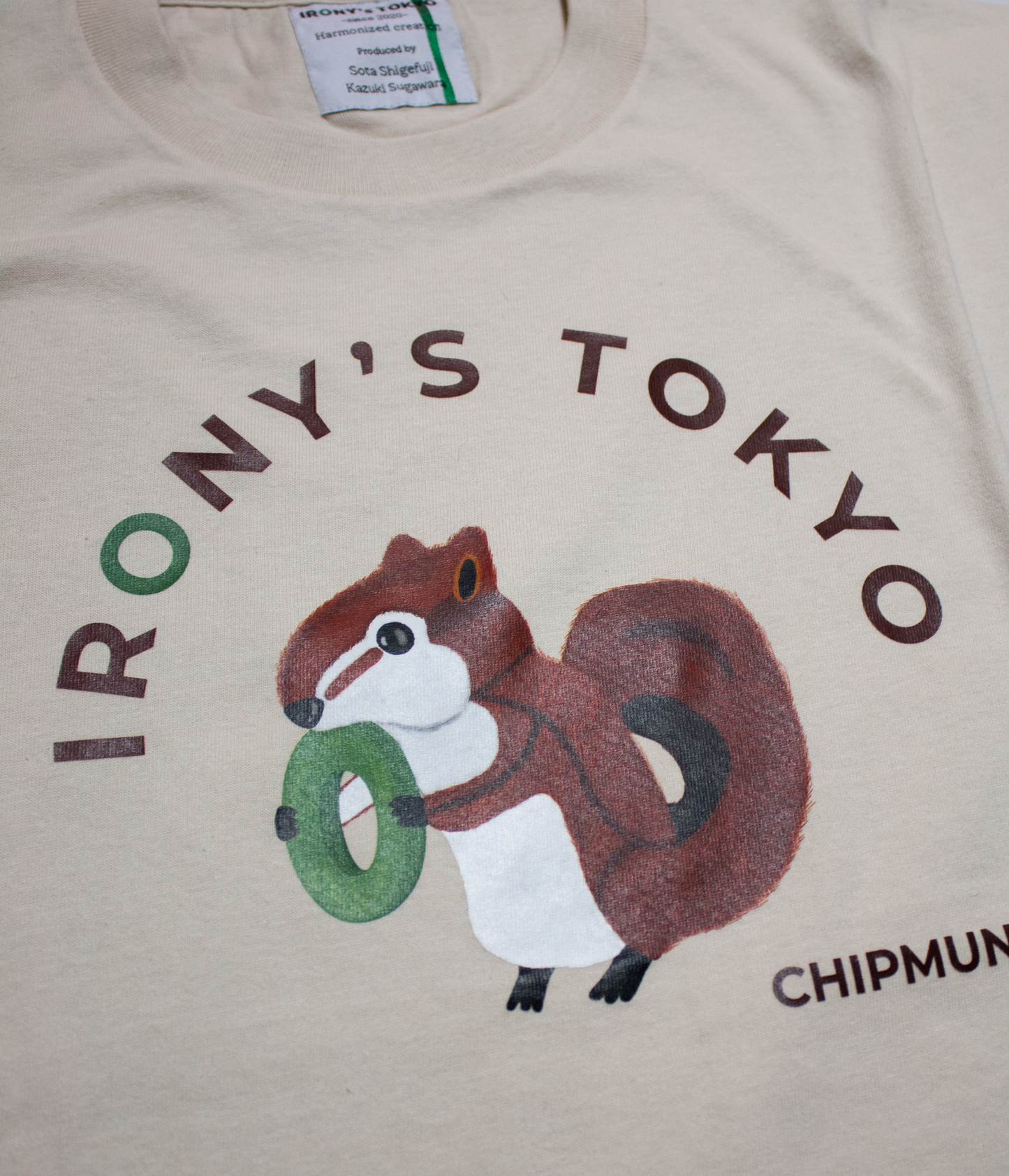 BIG Tee 【CHIPMUNK2】 Cream