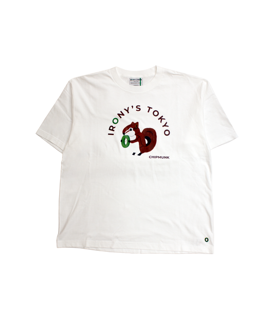 BIG Tee 【CHIPMUNK2】 White