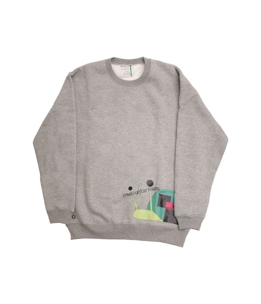 Sweat Shirts 【Involuntariness】 Light Gray