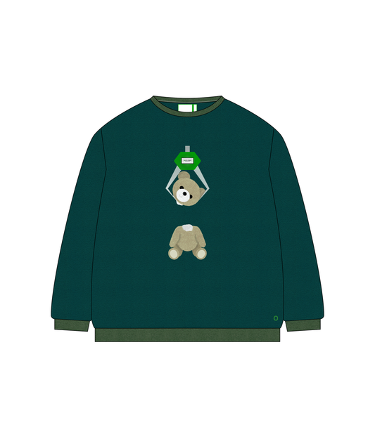 【新作】【受注生産商品】【Irrelevant Surprise】 Sweat shirts 【Forest】