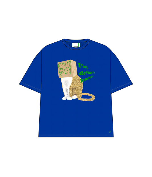 【新作】【受注生産商品】【Nekokaburi】 Tee 【Blue】