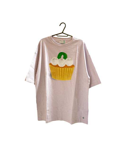 Big Tee 【Tranquil Cupcake】 Lavender