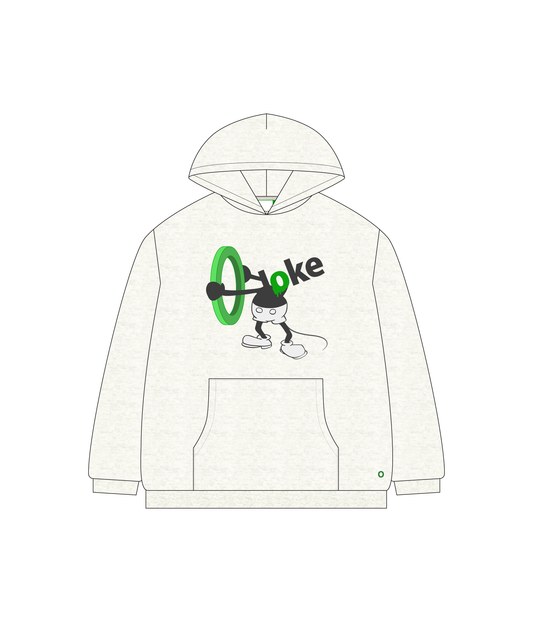 【新作】【受注生産商品】【Willie Joke】 Hoodie 【Ash】