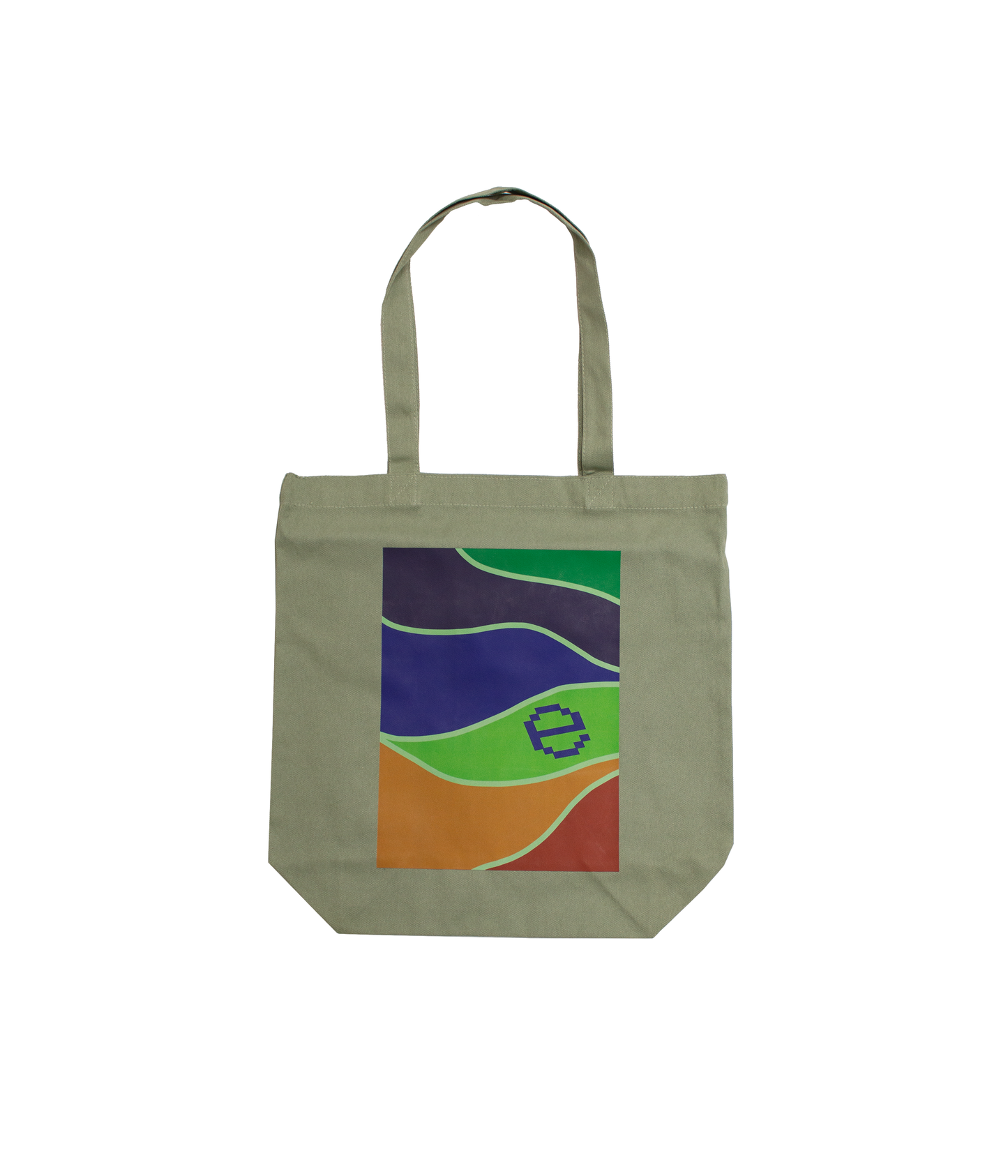 Tote Bag 【echt dazzle jigsaw】 Smoke Green