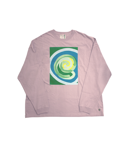 Long Sleeve 【entertaining around and around】 Lavender