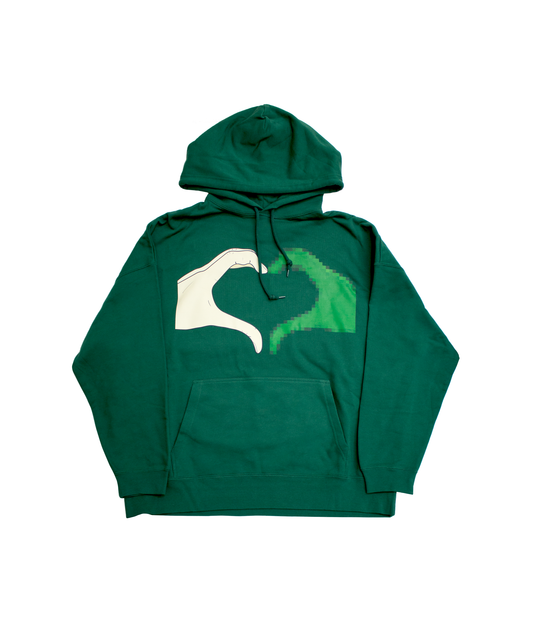 Hoodie 【heartbreak】 Green