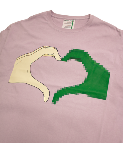 Big Tee 【heartbreak】 Lavender