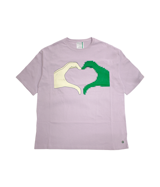 Big Tee 【heartbreak】 Lavender