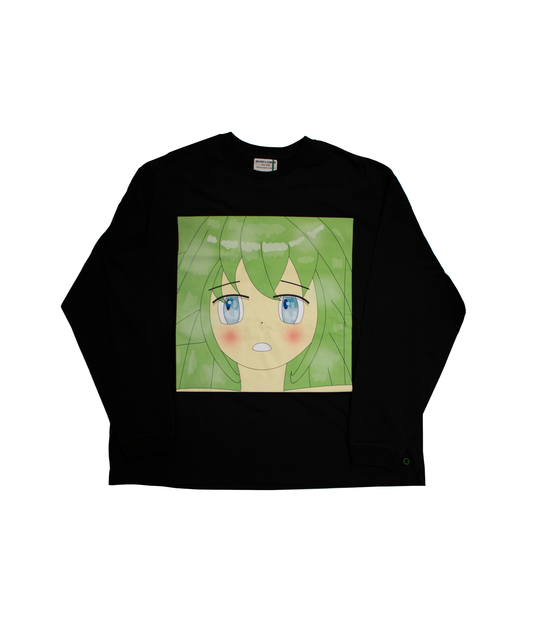 Long Sleeve 【uncensored girl】 Black