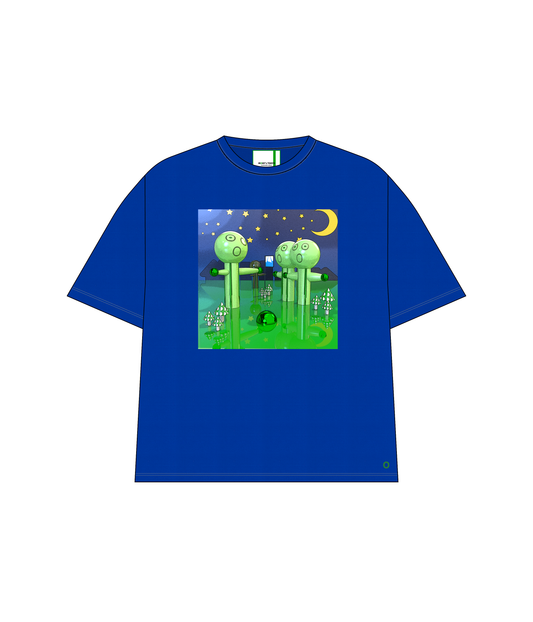 【新作】【受注生産商品】【yelp, fancy】 Tee 【Blue】